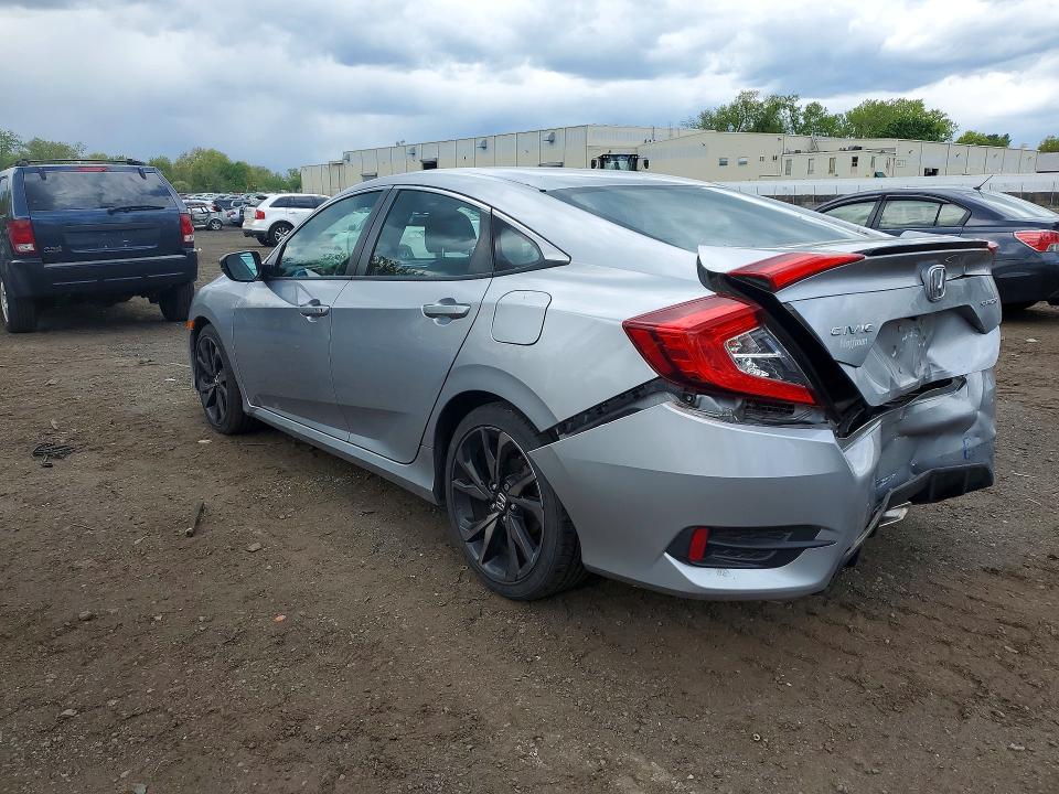52729766 :رقم المزاد ، 2HGFC2F84KH501192 vin ، 2019 Honda Civic مزاد بيع