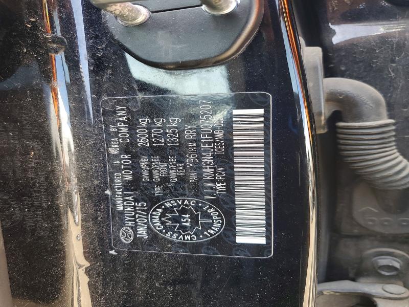 Aukcja sprzedaży 2015 Hyundai Genesis, vin: KMHGN4JE1FU075207, numer aukcji: 52997416