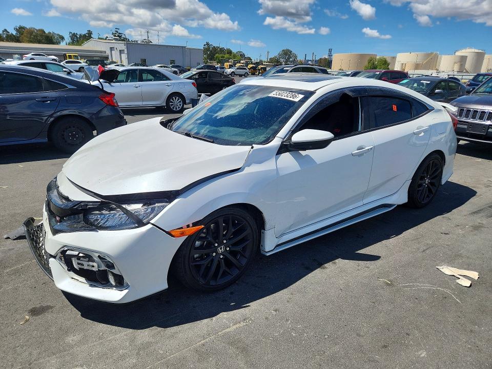 55023286 :رقم المزاد ، 2HGFC1E52LH704052 vin ، 2020 Honda Civic مزاد بيع