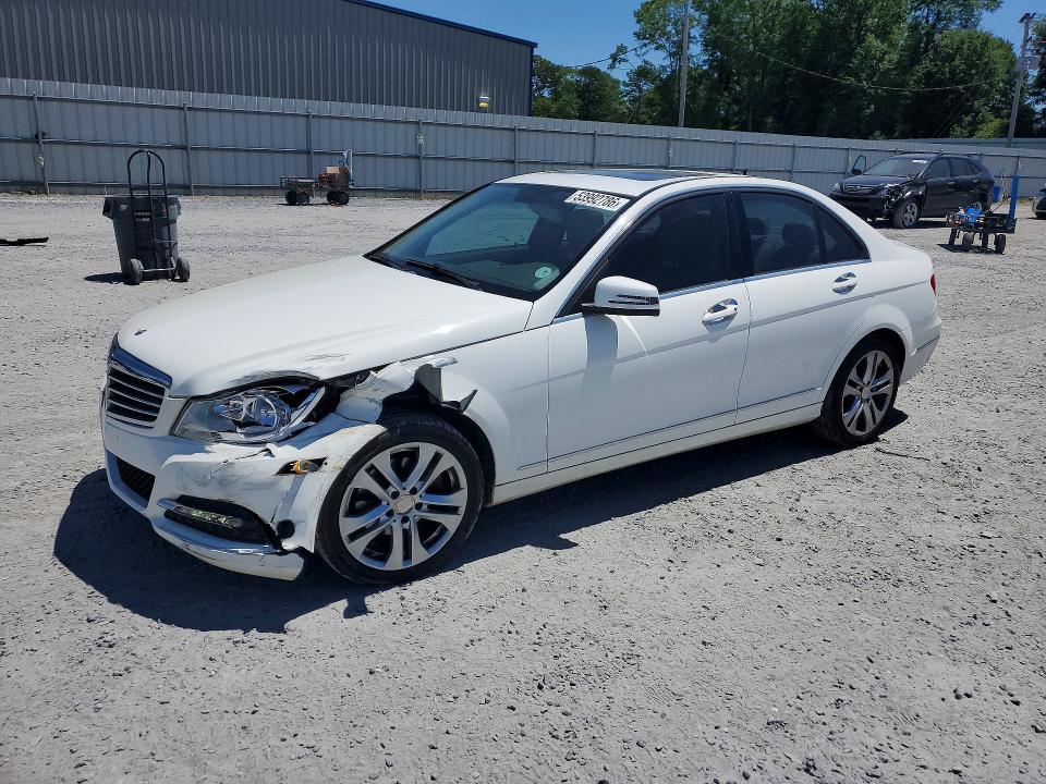 53992786 :رقم المزاد ، WDDGF4HB5DR294741 vin ، 2013 Mercedes-benz C مزاد بيع