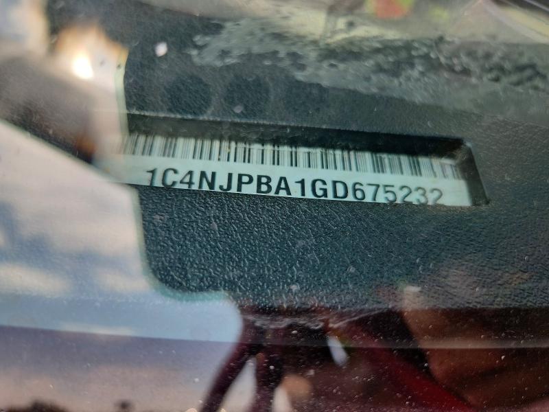 55624796 :رقم المزاد ، 1C4NJPBA1GD675232 vin ، 2016 Jeep Patriot مزاد بيع