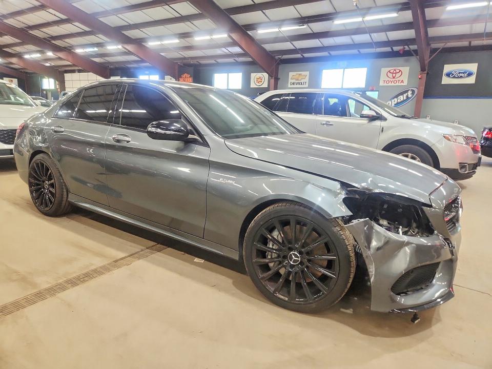 51954876 :رقم المزاد ، 55SWF6EBXHU210509 vin ، 2017 Mercedes-benz C مزاد بيع