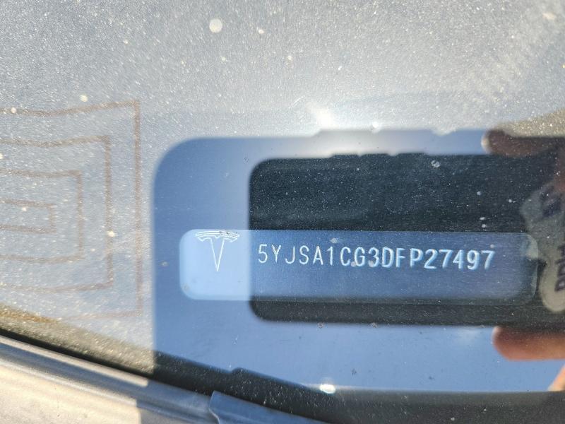 Продаж на аукціоні авто 2013 Tesla Model S, vin: 5YJSA1CG3DFP27497, номер лоту: 55003046