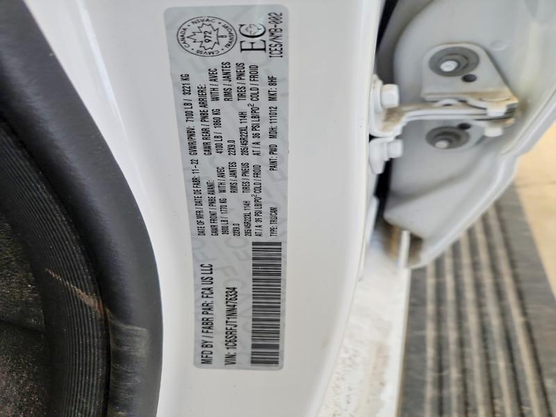 Auction sale of the 2022 Ram 1500, vin: 1C6SRFJT1NN476334, lot number: 52082826