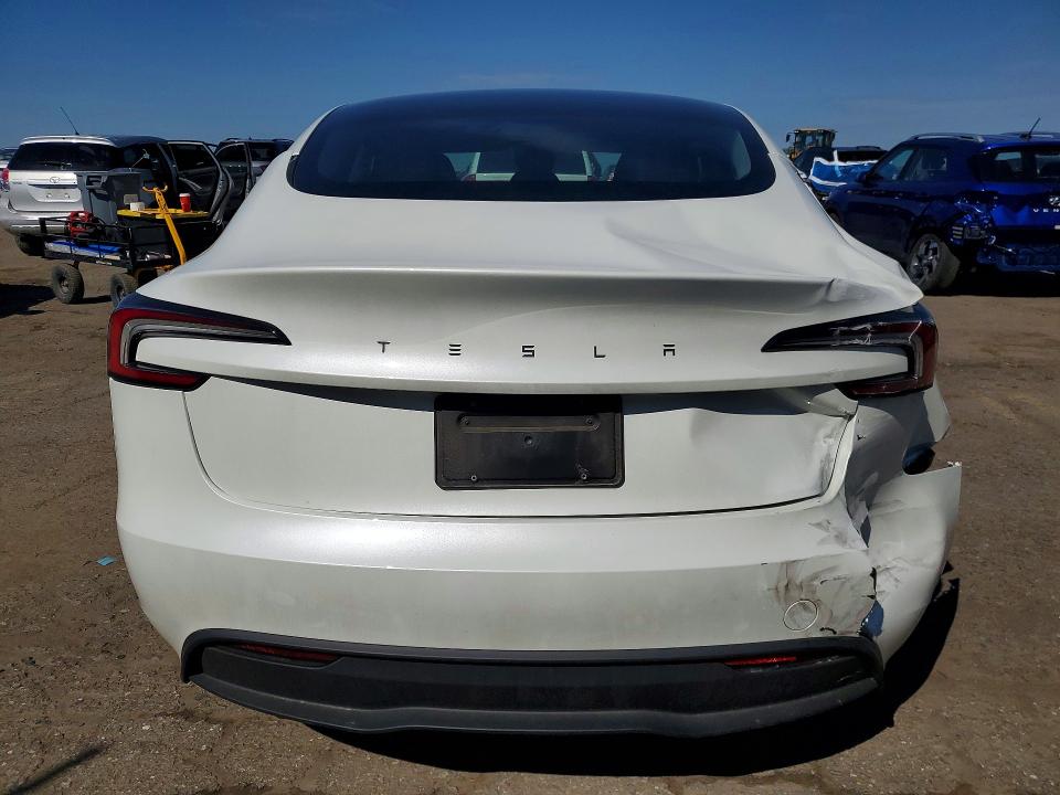 2025 Tesla Model 3 მანქანა იყიდება აუქციონზე, vin: 5YJ3E1EAXSF046462, აუქციონის ნომერი: 51888166