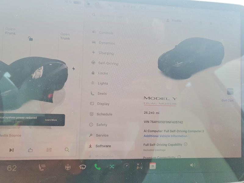 Aukcja sprzedaży 2022 Tesla Model Y, vin: 7SAYGDEF9NF405742, numer aukcji: 53622546