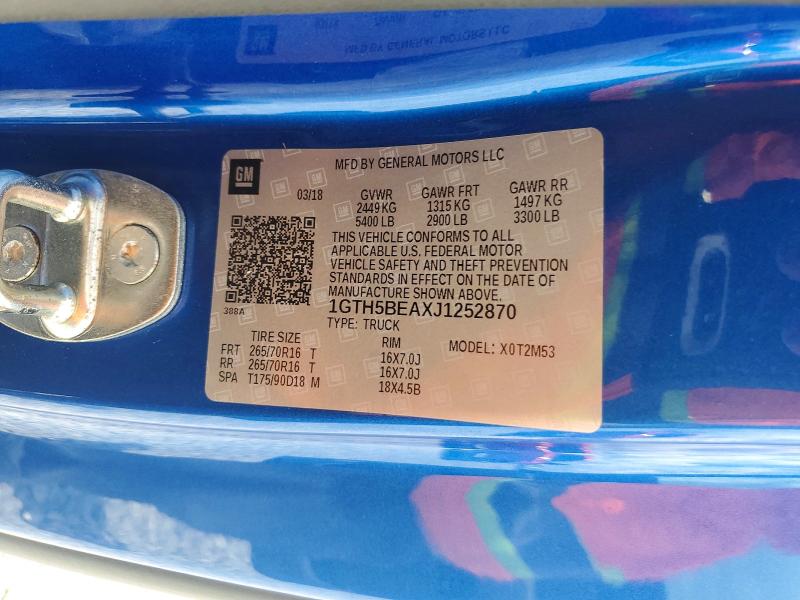 Продаж на аукціоні авто 2018 Gmc Canyon, vin: 1GTH5BEAXJ1252870, номер лоту: 53766576
