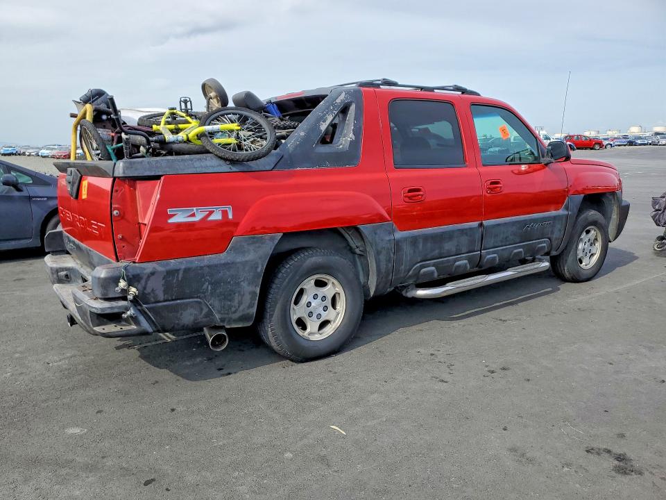 52145636 :رقم المزاد ، 3GNEK13T63G244383 vin ، 2003 Chevrolet Avalanche مزاد بيع