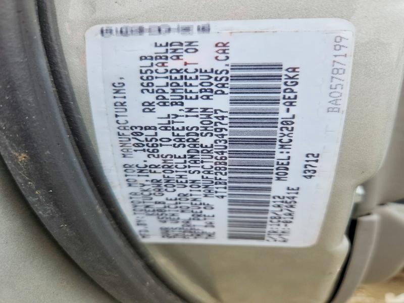 Aukcja sprzedaży 2004 Toyota Avalon, vin: 4T1BF28B64U349747, numer aukcji: 54895436
