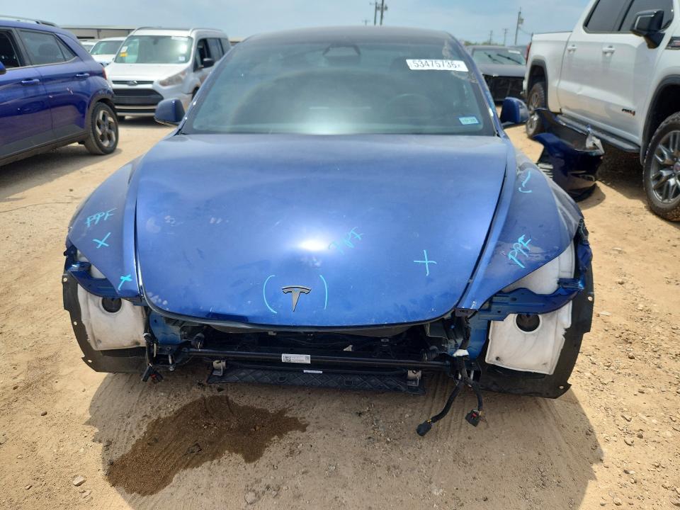 2024 Tesla Model 3 მანქანა იყიდება აუქციონზე, vin: 5YJ3E1ETXRF865791, აუქციონის ნომერი: 53475736