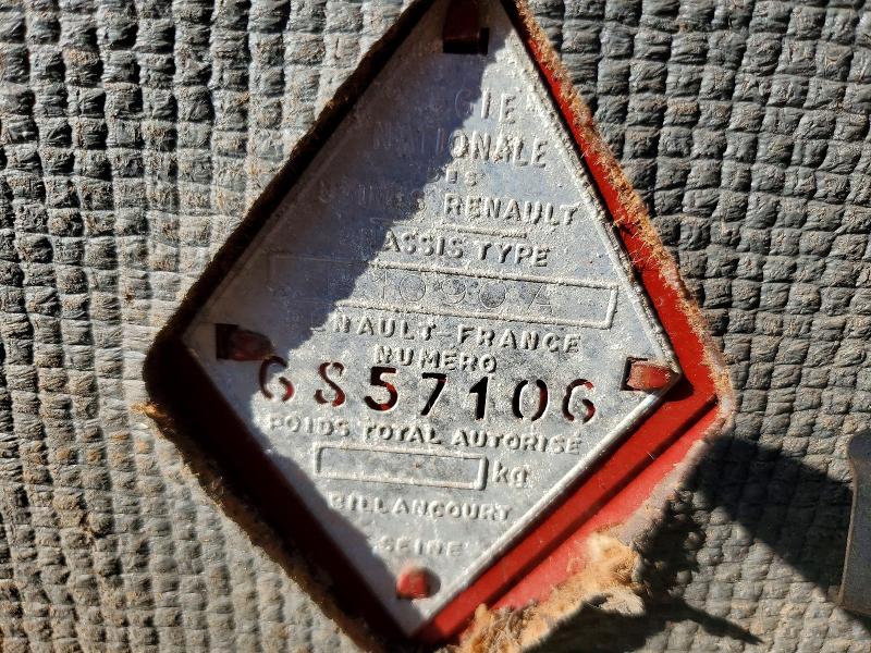53789006 :رقم المزاد ، 6857106 vin ، 1962 Renault Gta مزاد بيع