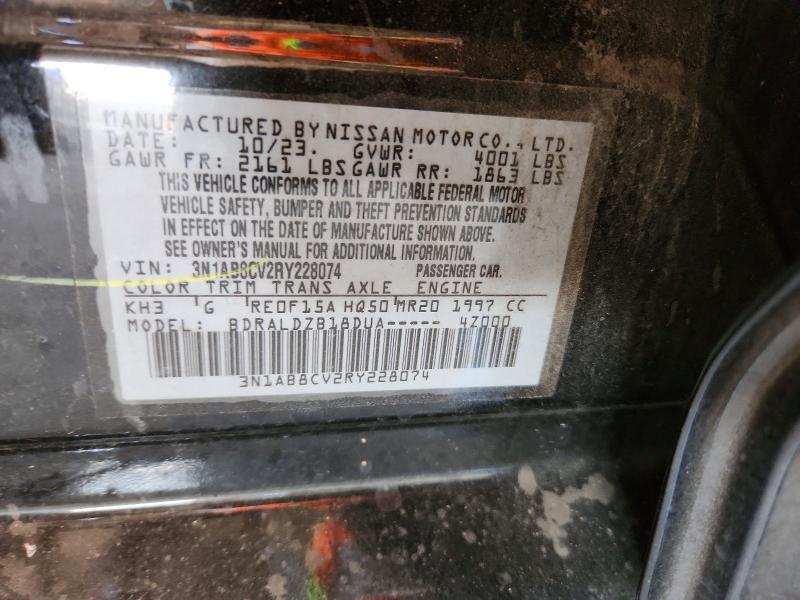 Продаж на аукціоні авто 2024 Nissan Sentra, vin: 3N1AB8CV2RY228074, номер лоту: 54864646