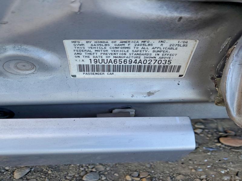 Продажа на аукционе авто 2004 Acura Tl, vin: 19UUA65694A027035, номер лота: 52189116