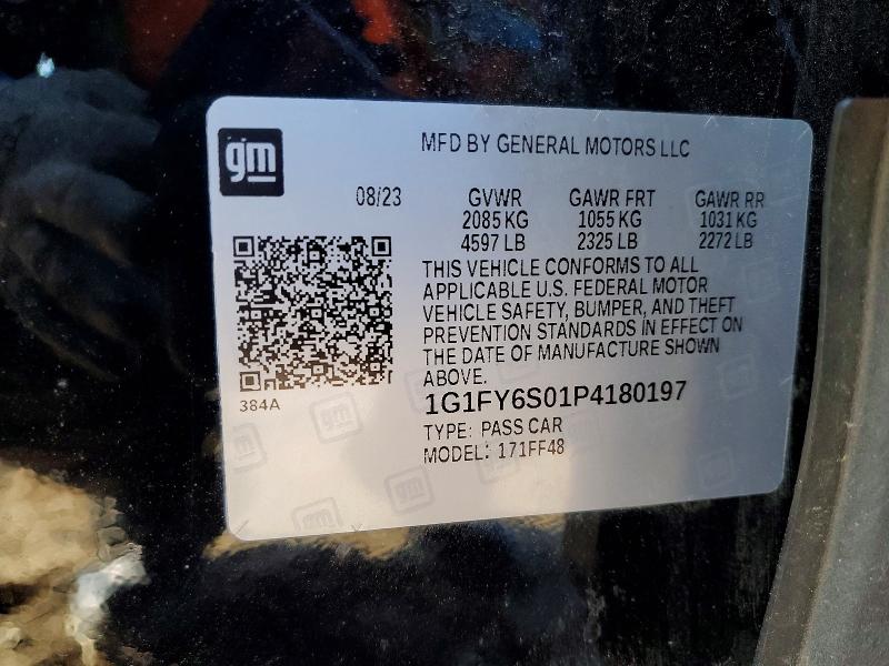 Aukcja sprzedaży 2023 Chevrolet Bolt Euv, vin: 1G1FY6S01P4180197, numer aukcji: 51294876