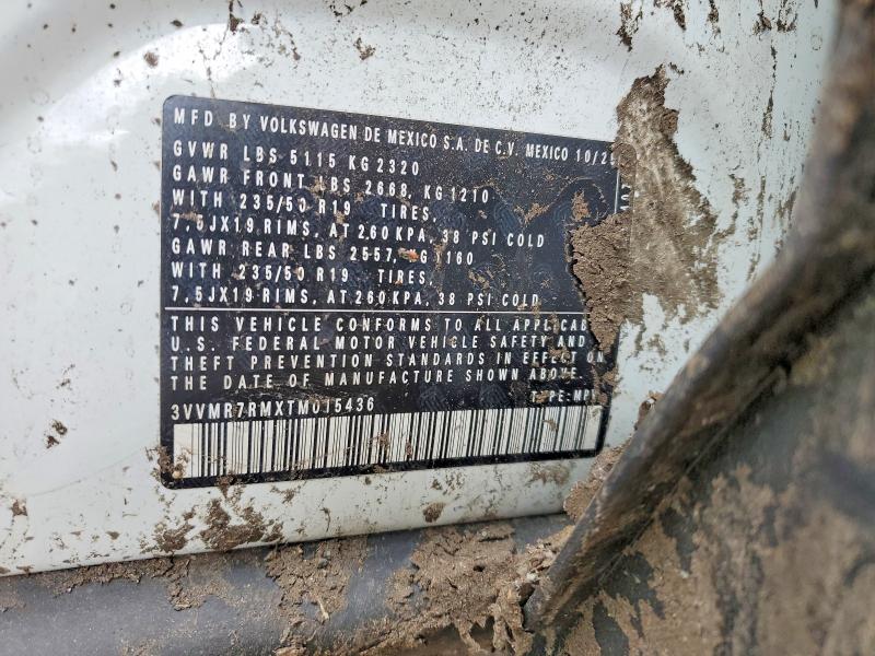 52847596 :رقم المزاد ، 3VVMR7RMXTM015436 vin ، 2026 Volkswagen Tiguan مزاد بيع