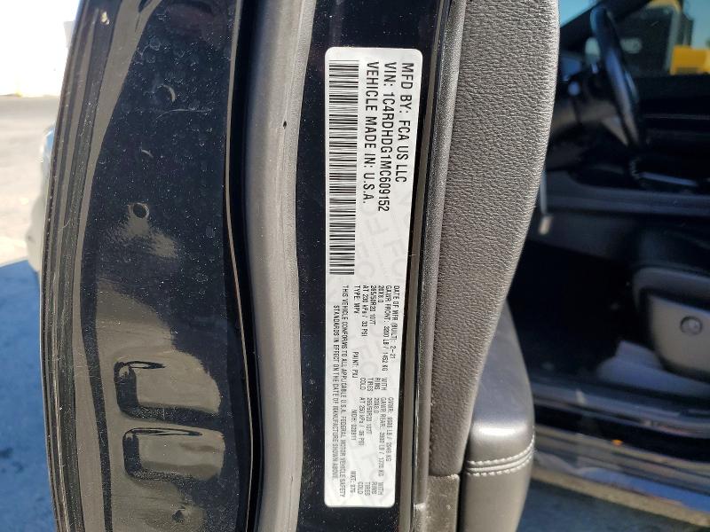 Aukcja sprzedaży 2021 Dodge Durango, vin: 1C4RDHDG1MC609152, numer aukcji: 54252106