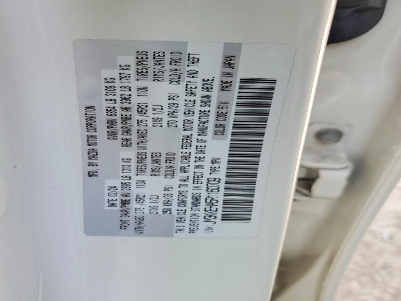 Aukcja sprzedaży 2024 Mazda Cx-90, vin: JM3KKEHA5R1160709, numer aukcji: 54791326