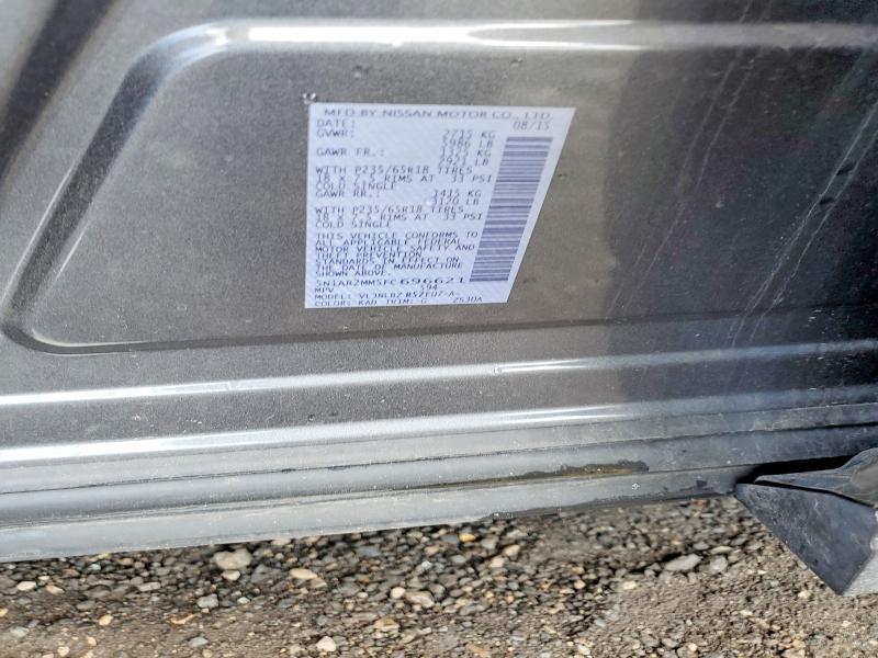 Aukcja sprzedaży 2015 Nissan Pathfinder, vin: 5N1AR2MM5FC696621, numer aukcji: 52925566