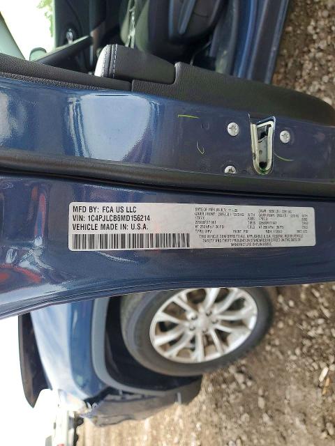 Продажа на аукционе авто 2021 Jeep Cherokee, vin: 1C4PJLCB6MD156214, номер лота: 53726066