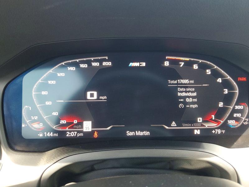 Aukcja sprzedaży 2022 Bmw M3, vin: WBS53AY00NFM59100, numer aukcji: 53304896