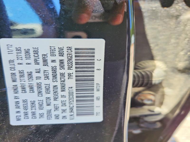 52902186 :رقم المزاد ، JH4KC1F52EC000174 vin ، 2014 Acura Rlx مزاد بيع