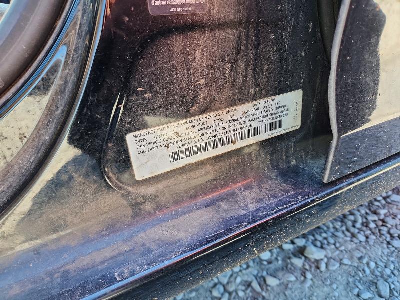 Продаж на аукціоні авто 2006 Volkswagen Jetta, vin: 3VWRT71K56M786808, номер лоту: 53455046
