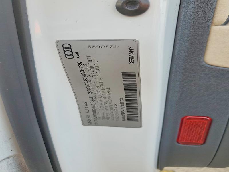 Продаж на аукціоні авто 2018 Audi A4, vin: WAUKMAF47JA081133, номер лоту: 54939576