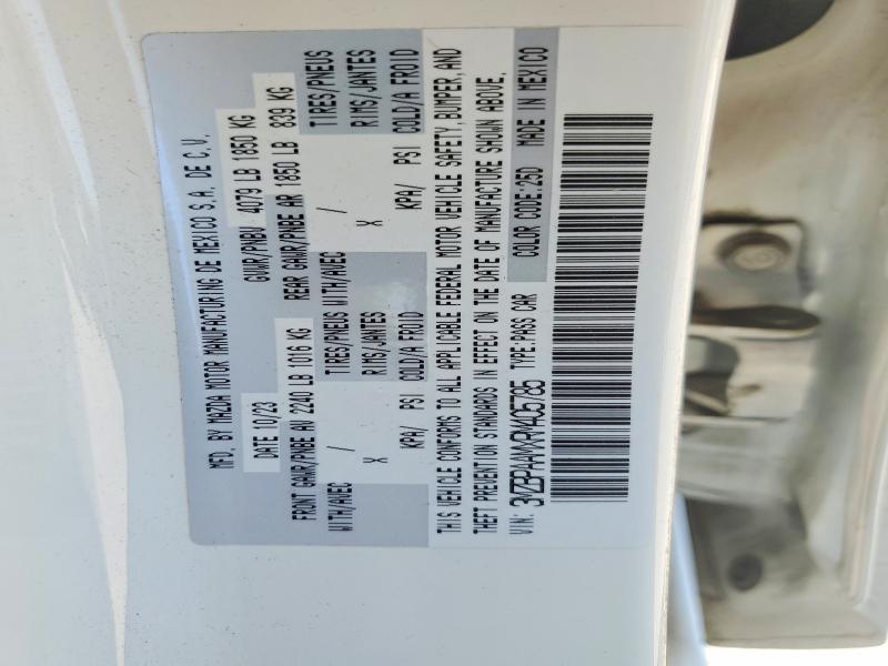 53826496 :رقم المزاد ، 3MZBPAAMXRM405785 vin ، 2024 Mazda 3 مزاد بيع