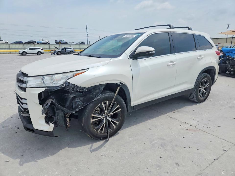 2019 Toyota Highlander მანქანა იყიდება აუქციონზე, vin: 5TDZZRFH0KS311636, აუქციონის ნომერი: 54260886