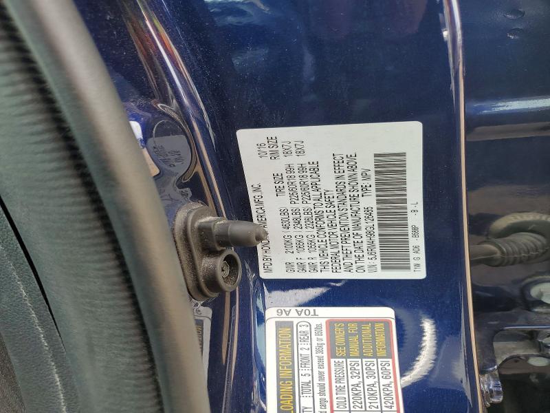 54090926 :رقم المزاد ، 5J6RM4H98GL126485 vin ، 2016 Honda Cr-v مزاد بيع