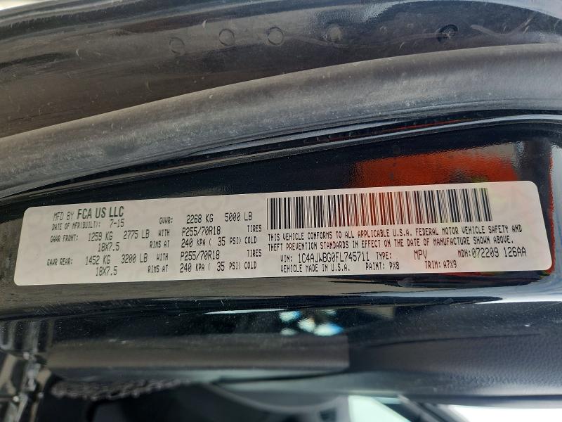 Aukcja sprzedaży 2015 Jeep Wrangler, vin: 1C4AJWBG0FL745711, numer aukcji: 52359636