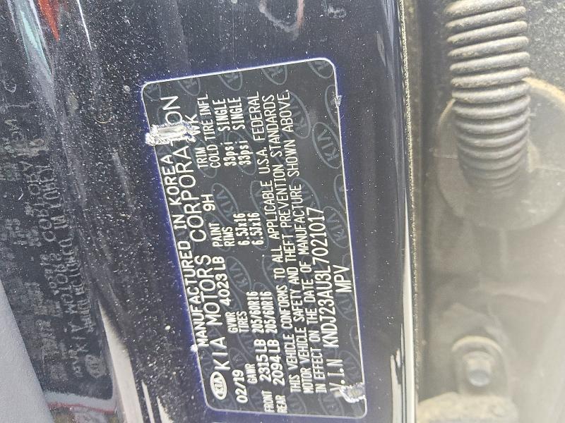 Продаж на аукціоні авто 2020 Kia Soul, vin: KNDJ23AU3L7021017, номер лоту: 53158186