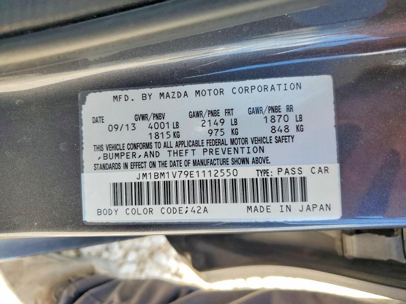 Продаж на аукціоні авто 2014 Mazda 3, vin: JM1BM1V79E1112550, номер лоту: 53368666