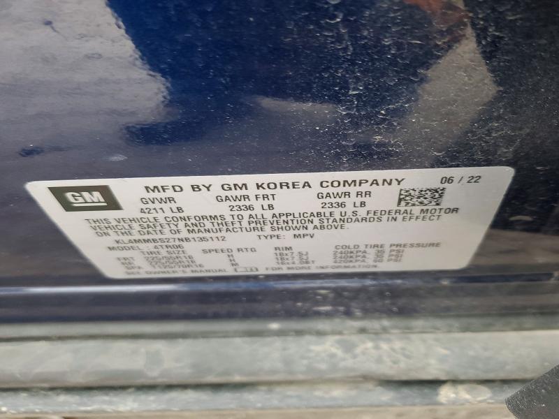 Продажа на аукционе авто 2022 Buick Encore Gx, vin: KL4MMBS27NB135112, номер лота: 53087826
