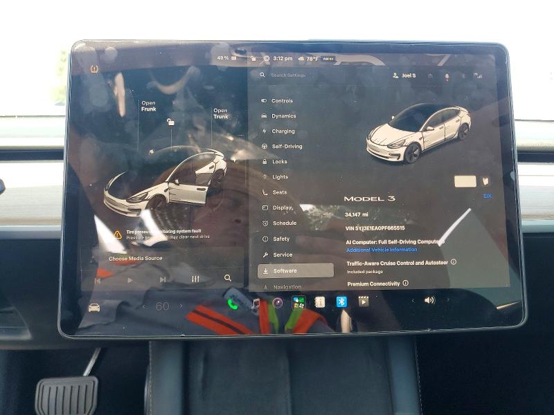 Продажа на аукционе авто 2023 Tesla Model 3, vin: 5YJ3E1EA0PF665515, номер лота: 53452876