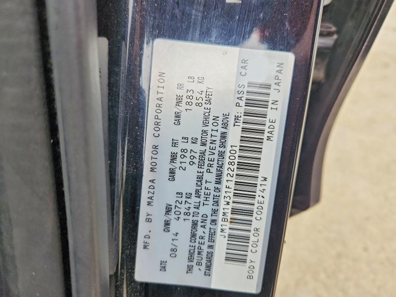 Продаж на аукціоні авто 2015 Mazda 3, vin: JM1BM1W31F1228001, номер лоту: 51636446