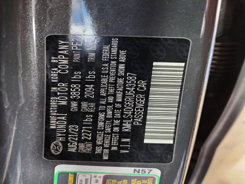 53094166 :رقم المزاد ، KMHLS4DG6RU643587 vin ، 2024 Hyundai Elantra مزاد بيع