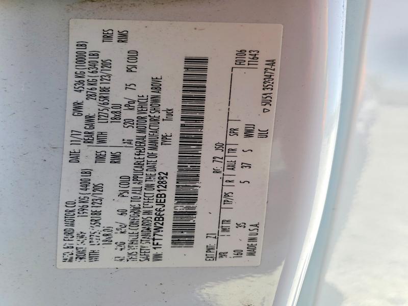 Aukcja sprzedaży 2018 Ford F250, vin: 1FT7W2B66JEB12882, numer aukcji: 52508896