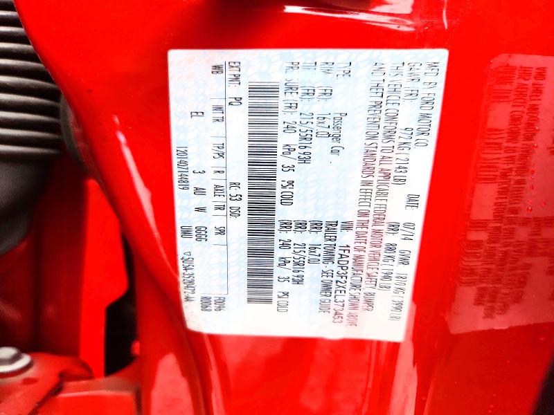 Продажа на аукционе авто 2014 Ford Focus, vin: 1FADP3F2XEL373453, номер лота: 54854266