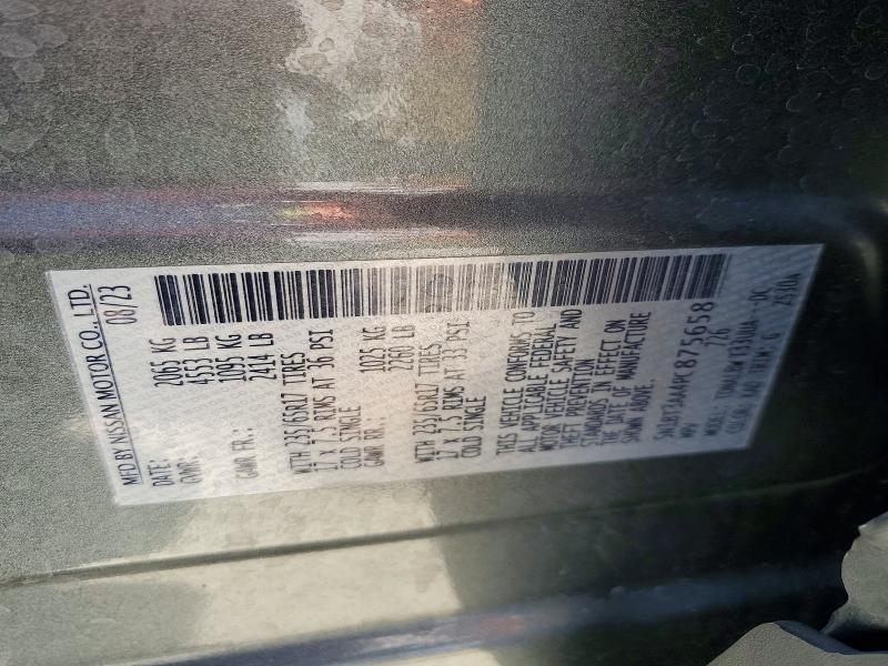 2023 Nissan Rogue მანქანა იყიდება აუქციონზე, vin: 5N1BT3AA4PC875658, აუქციონის ნომერი: 54484796