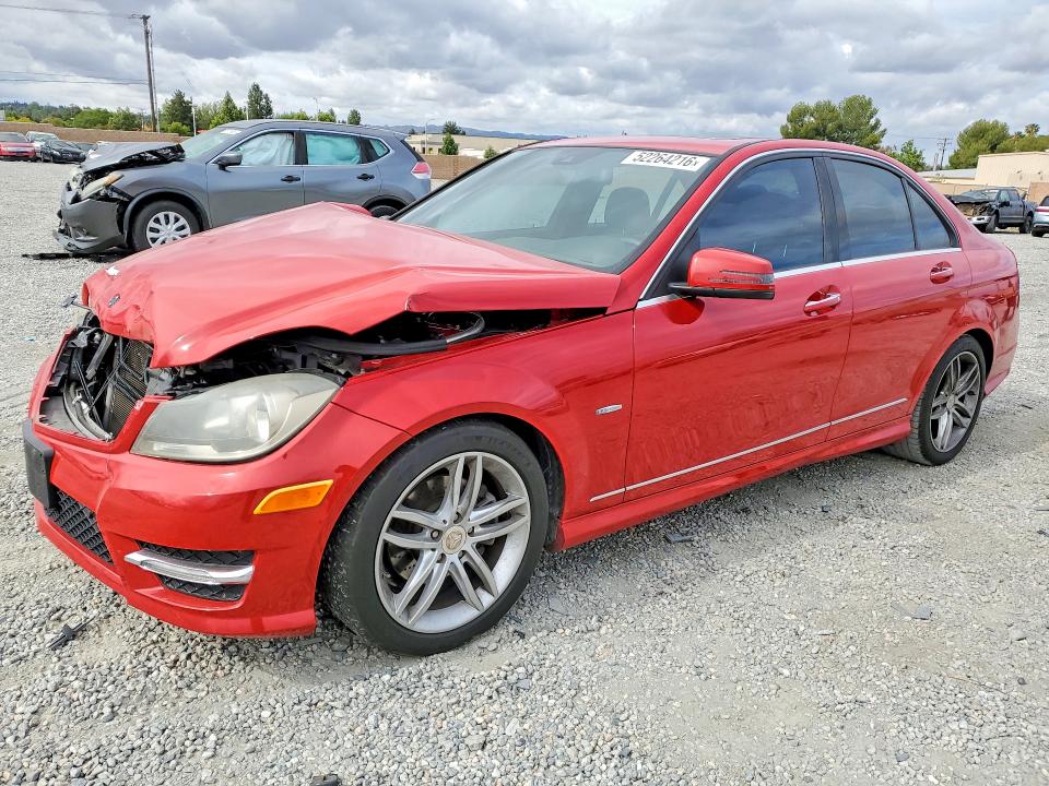 Auction sale of the 2012 Mercedes-benz C, vin: WDDGF4HB9CR206904, lot number: 52264216
