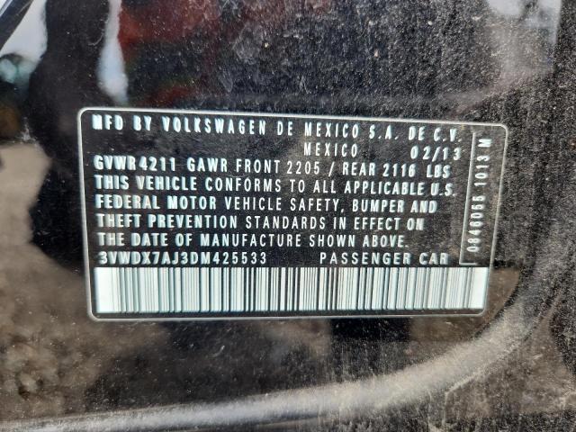 Продажа на аукционе авто 2013 Volkswagen Jetta, vin: 3VWDX7AJ3DM425533, номер лота: 54319276
