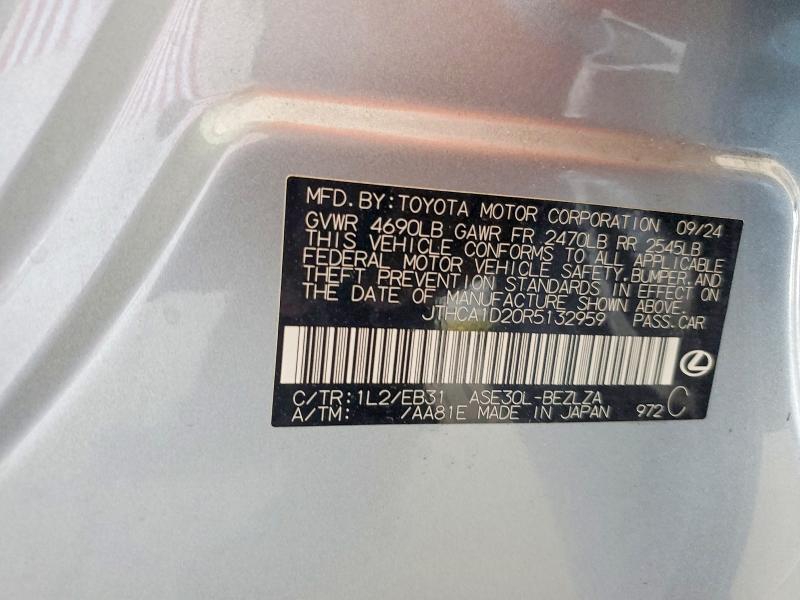 Продаж на аукціоні авто 2024 Lexus Is 300, vin: JTHCA1D20R5132959, номер лоту: 52995166