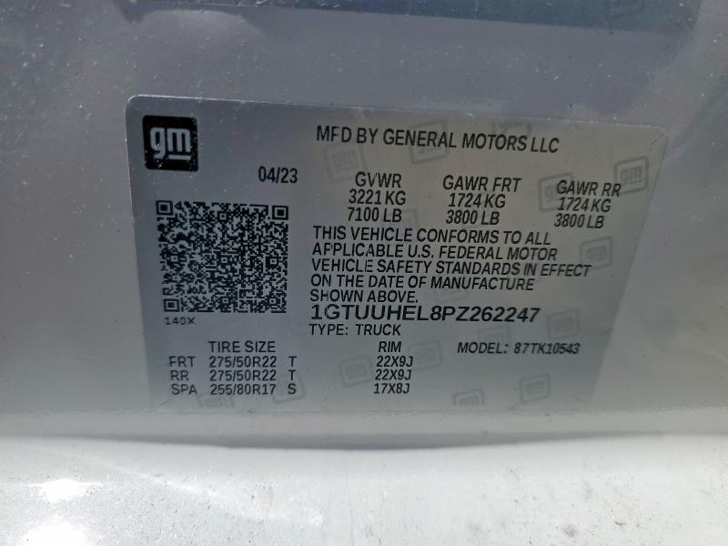 Aukcja sprzedaży 2023 Gmc Sierra, vin: 1GTUUHEL8PZ262247, numer aukcji: 52690226