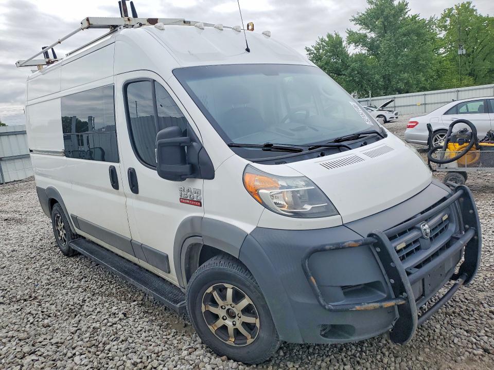 52152146 :رقم المزاد ، 3C6TRVBG0JE143363 vin ، 2018 Ram Promaster 1500 مزاد بيع