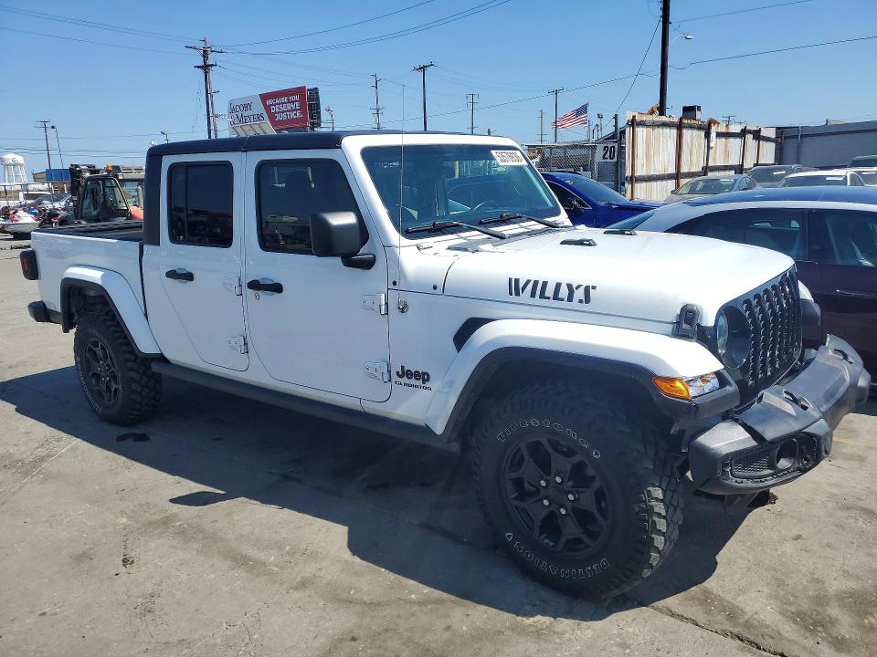 2021 Jeep Gladiator მანქანა იყიდება აუქციონზე, vin: 1C6HJTAG0ML564515, აუქციონის ნომერი: 53576936