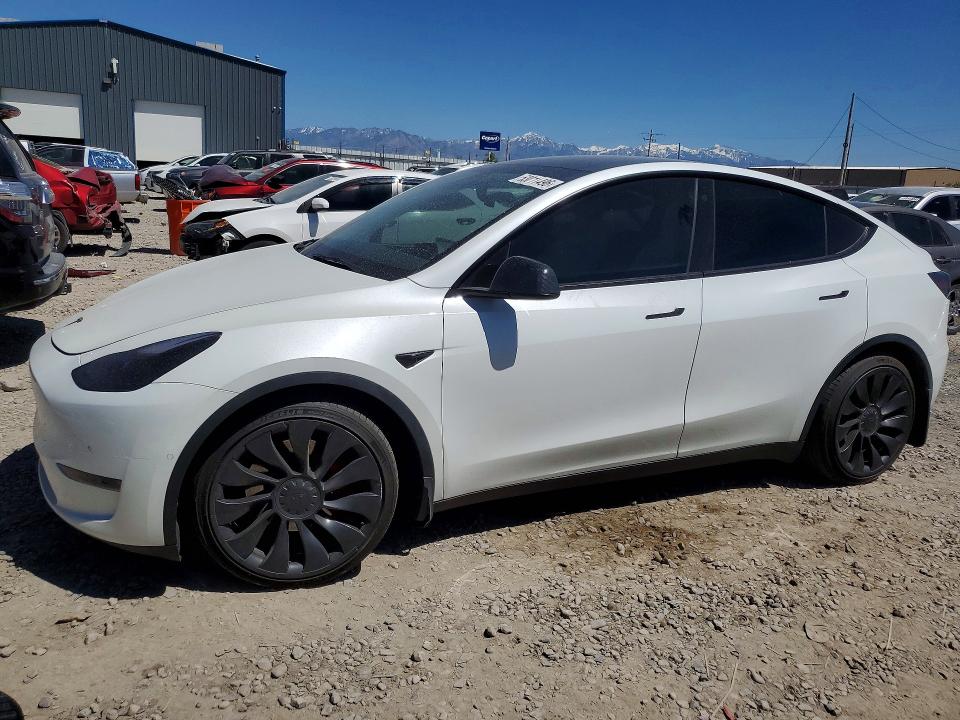 53011496 :رقم المزاد ، 7SAYGDEFXNF336530 vin ، 2022 Tesla Model Y مزاد بيع