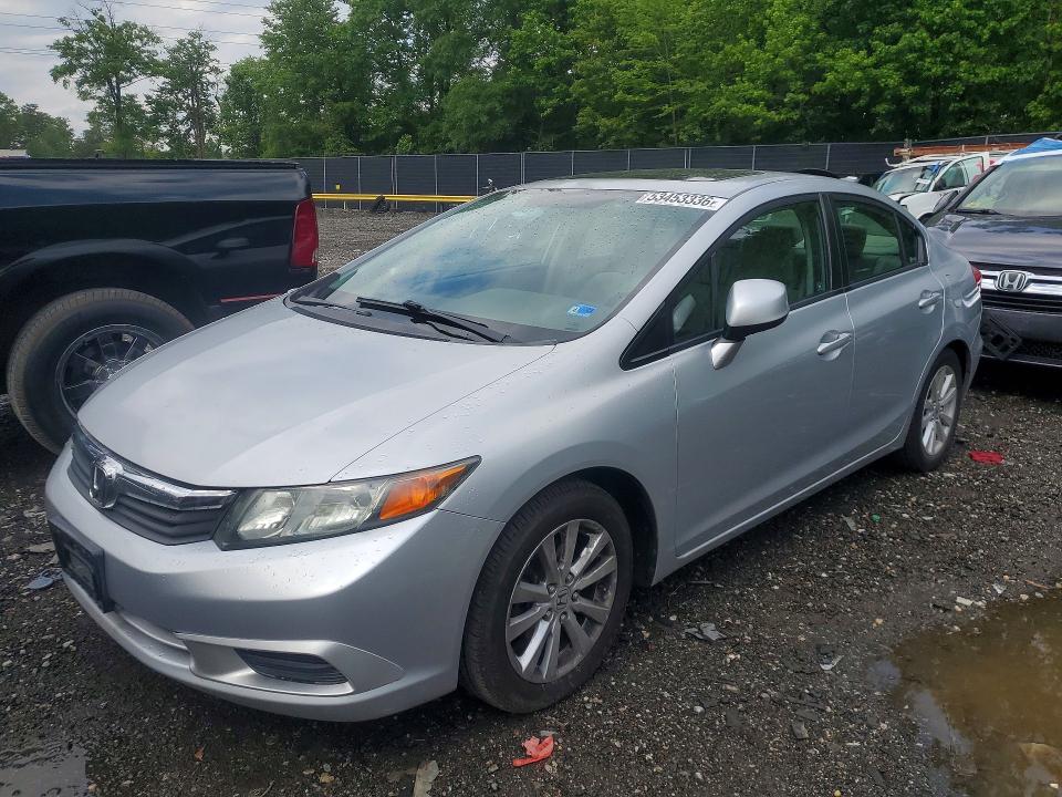 2012 Honda Civic მანქანა იყიდება აუქციონზე, vin: 2HGFB2F98CH536900, აუქციონის ნომერი: 53453336