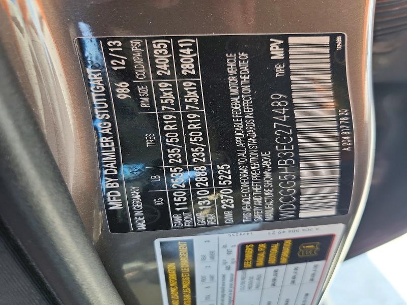 Продаж на аукціоні авто 2014 Mercedes-benz Glk, vin: WDCGG5HB3EG274489, номер лоту: 55407706