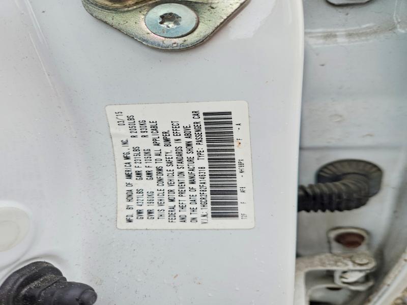 Aukcja sprzedaży 2015 Honda Accord, vin: 1HGCR2F82FA146318, numer aukcji: 54609706